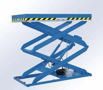 Schaarheftafel als goederenlift bij 12Go Biking